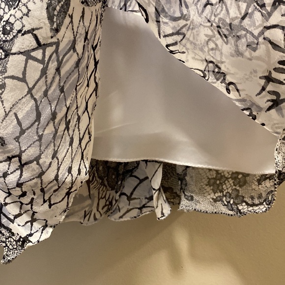 NWT Rene Derby Printed Mid Length Dress - Picture 5 of 13